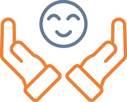 Gratitude Flat UI Form vector