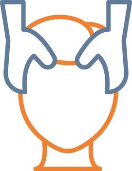 Massager Sharp Line Mark vector