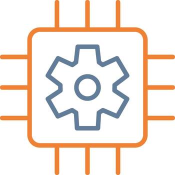 Artifical Intelligence Sharp Edge Visual vector