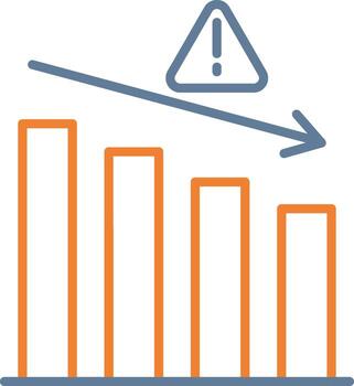 Reduce Business Risk Thin Line Element vector