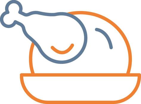 Roast Chicken Interactive UI Design vector