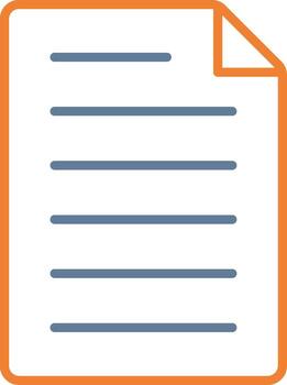 Document Clean Frame Object vector