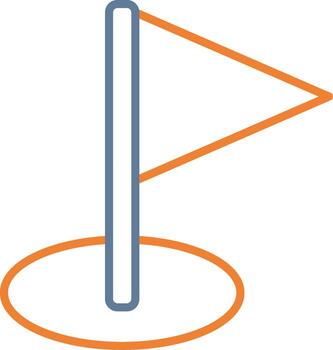 Flag Digital Tech Element vector