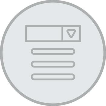 Dropdown Menu Pixel Style Badge vector