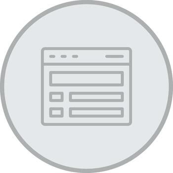 Web Form Futuristic UI Mark vector