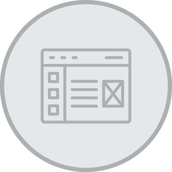 Sidebar Smooth App Visual vector