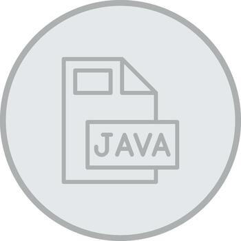 Java guión web establecido diseño elemento vector