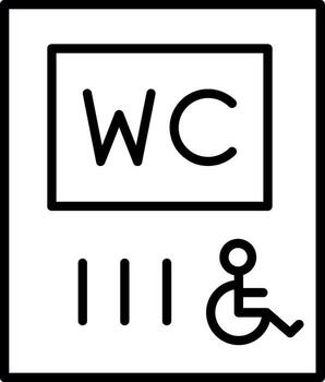 Accessible Public WC vector