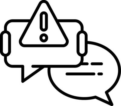 Vertical Speech Bubble vector