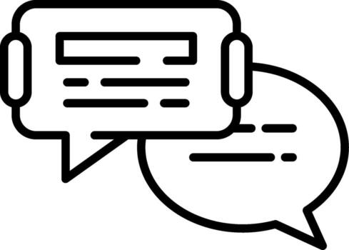 Ongoing Chat Conversation vector