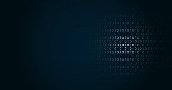 Digital Trending Binary Data Technology Banner Backgrounds vector
