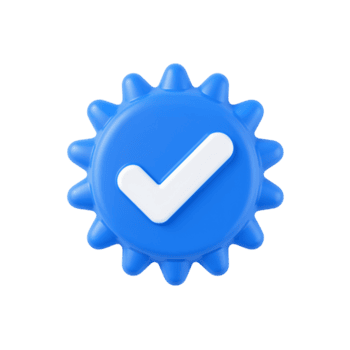 conferma emblema con liscio bordi trasporta garanzia e significa autenticità verifica nel png