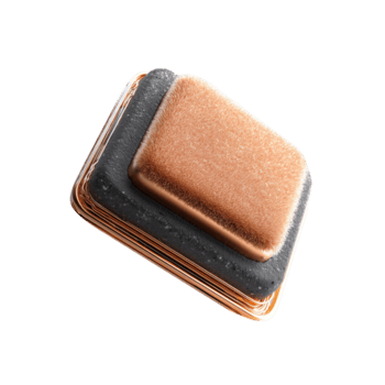 Plush 3D computer processor chip isolated on transparent background png