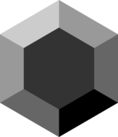 Preto gema pedra joalheria ícone png