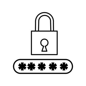 wachtwoord veiligheid Gesloten hangslot met wachtwoord veld- Aan digitaal scherm, concept van cyber veiligheid en gegevens bescherming png