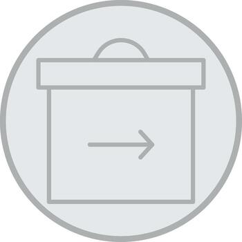 Return Box User Interface Mark vector