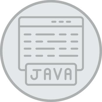 Java Thin Graphic Shape vector