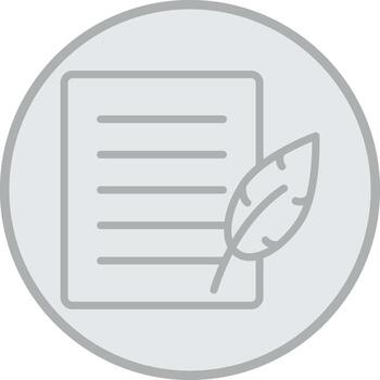 escritura pluma suave aplicación visual vector