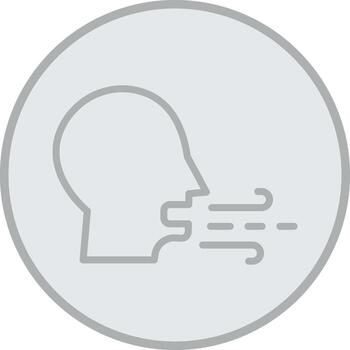 Deep Breathing Gradient Style Element vector