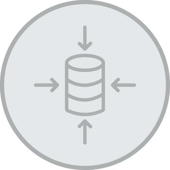 Compression Outlined Frame Object vector