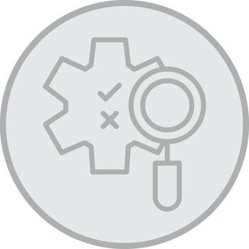 Boolean Search Outlined Frame Object vector