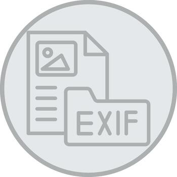 Exif Futuristic UI Mark vector