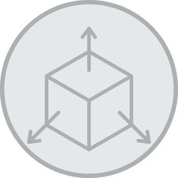 Scale Modification Futuristic UI Mark vector