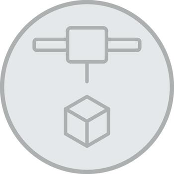 Fixation Outlined Frame Object vector