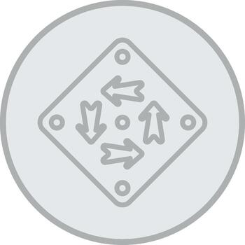 Rotating Arrows Flat UI Form vector