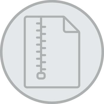 Compressed File User Friendly Drawing vector