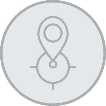 destino personalizado línea elemento vector