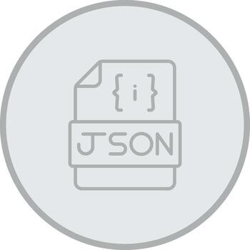 Json Flat UI Form vector