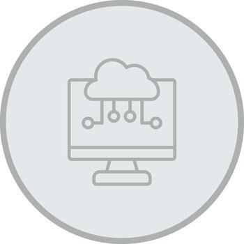 nube informática moderno tecnología objeto vector