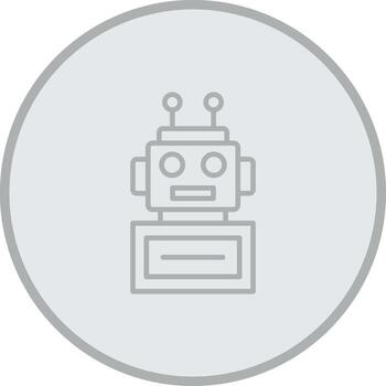 robot vívido aplicación elemento vector