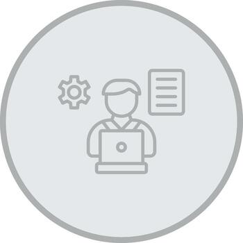 Multitalented Minimal UI Element vector