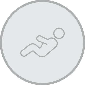 Sit Ups Coded UI Symbol vector