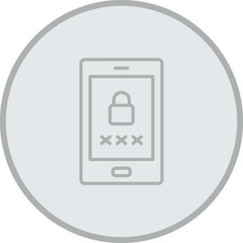 seguridad código agudo borde visual vector