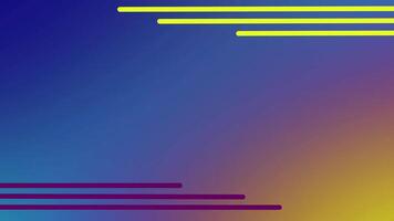 un limpiar y moderno animado antecedentes con dinámica líneas y un elegante resumen diseño. con un degradado antecedentes color. Perfecto para anuncios, película introducciones, presentaciones video