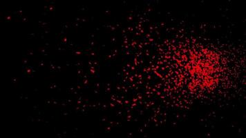 épico suscribir texto animación introducción rojo partícula explosión movimiento gráficos video