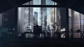 programmerare arbetssätt med ai teknik i en modern kontor video