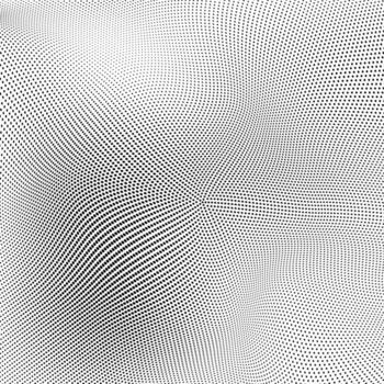 Halftone Pattern. Set of Dots. Dotted Texture on White Background. Overlay Grunge Template. Distress Linear Design. Fade Monochrome Points. Orb Pop Art Backdrop. vector