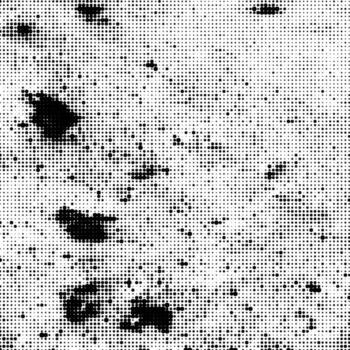 Halftone Pattern. Set of Dots. Dotted Black dark Texture on White Background. Overlay Grunge Template. Distress Linear Design. Fade Monochrome Points. Pop Art Backdrop. vector