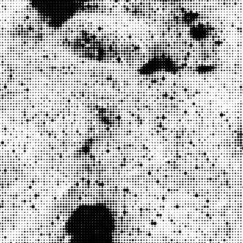 Halftone Pattern. Set of layout Dots. Dotted Texture on White Background. Overlay Grunge Template. Distress Linear Design. Fade Monochrome Points. Pop Art Backdrop. vector