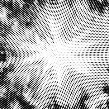 Halftone Pattern. Set of Dots. Dotted Texture on White Background. Overlay Grunge Template. Distress Linear Design. Dark Fade Monochrome Point. Pop Art Backdrop. vector