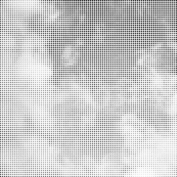 Halftone Pattern. Large Set of Dots. Dotted Texture on White Background. Overlay Grunge Template. Distress Linear Design. Fade Monochrome Points. Pop Art Backdrop. vector