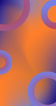 naranja rosado círculos resumen antecedentes con Copiar espacio degradado diseño vector