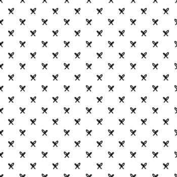 Doodle pattern mini thin bows. A tied thread with two loops. A black line on white. A seamless texture. A cute children's drawing. A shape, a symbol that repeats in a turn. A minimalist linear style vector