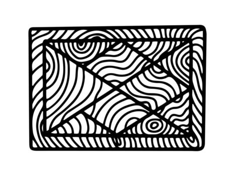 Wooden Montessori Puzzle sketch vector