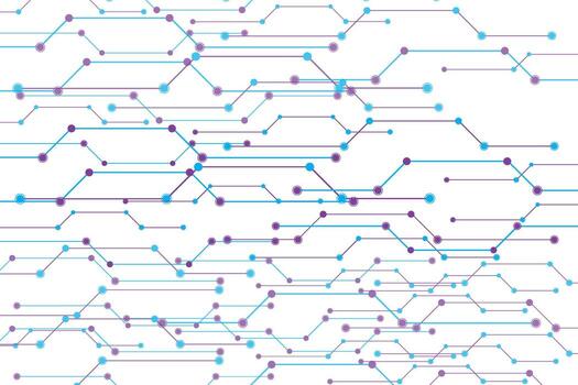 Abstract Technology Circuit Background. vector