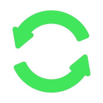 actualizar y circular recargar botón iconos sincronizar y ui controlar navegación simbolos vector